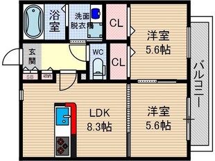 シャーメゾンわかばの物件間取画像